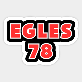 eagles 78 Sticker